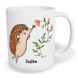 Hrnek klasický malý s vlastním potiskem - Ježek
