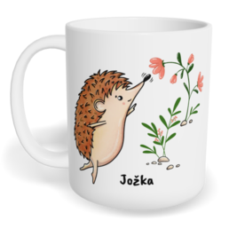Hrnek klasický malý s vlastním potiskem - Ježek