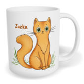 Hrnek klasický malý s vlastním potiskem - Kočka