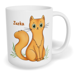 Hrnek klasický malý s vlastním potiskem - Kočka