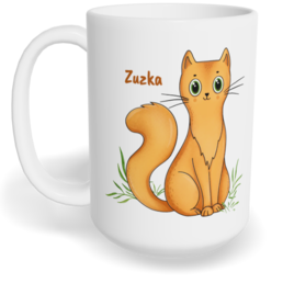 Hrnek klasický velký s vlastním potiskem - Kočka