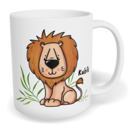 Hrnek klasický malý s vlastním potiskem - Lev