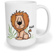 Hrnek klasický velký s vlastním potiskem - Lev