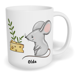 Hrnek klasický malý s vlastním potiskem - Myš