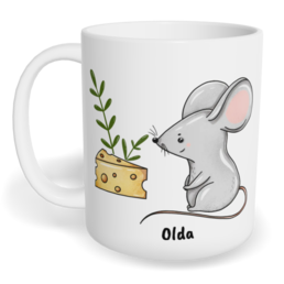 Hrnek klasický malý s vlastním potiskem - Myš