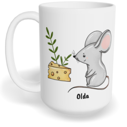 Hrnek klasický velký s vlastním potiskem - Myš