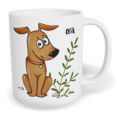 Hrnek klasický malý s vlastním potiskem - Pes