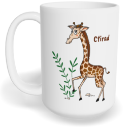 Hrnek klasický velký s vlastním potiskem - Žirafa