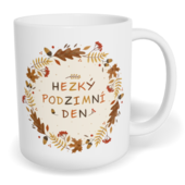 Hrnek klasický malý s vlastním potiskem - Hezký podzimní den