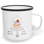 Hrnek plecháček s potiskem na míru - Snědl jsem mámu, tátu a tebe taky sním!