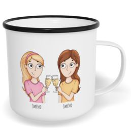 Hrnek plecháček s potiskem na míru - Terapeutka