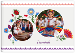 Fotokniha na šírku s pevnou väzbou a kvalitným papierom - Tradition