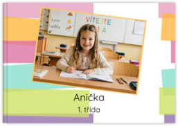 Fotokniha na šírku s pevnou väzbou a kvalitným papierom - Crayons