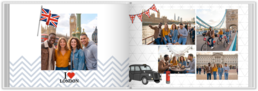 Fotokniha na šířku s pevnou vazbou a kvalitním papírem - London