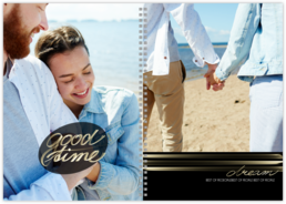 Fotolibro Perfetto: Rilegatura a Spirale - Dark & Gold