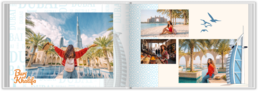 Fotokniha na šířku s pevnou vazbou a kvalitním papírem - Dubai