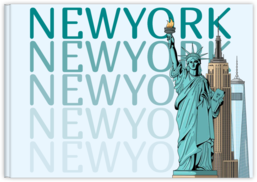 Fotokniha na šírku s pevnou väzbou a kvalitným papierom - New York