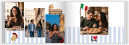 Fotokniha na šírku s pevnou väzbou a kvalitným papierom - Rome