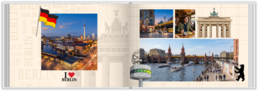 Fotokniha na šírku s pevnou väzbou a kvalitným papierom - Berlin