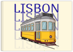 Fotokniha na šířku s pevnou vazbou a kvalitním papírem - Lisbon