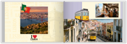 Fotokniha na šířku s pevnou vazbou a kvalitním papírem - Lisbon