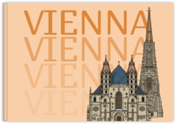 Fotokniha na šírku s pevnou väzbou a kvalitným papierom - Vienna