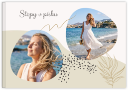 Fotokniha na šírku s pevnou väzbou a kvalitným papierom - Organic Abstract