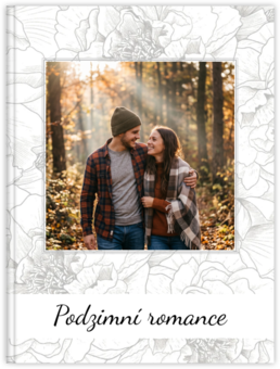 Fotokniha s pevnou väzbou - originálny darček! - Floral minimal