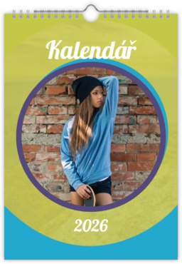 Fotokalendář nástěnný na výšku - Circle