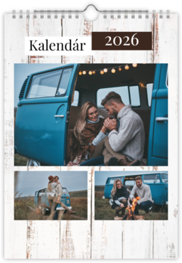 Fotokalendar nástenný mesačný na výšku z fotiek - Country