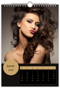 Fotokalendar nástenný mesačný na výšku z fotiek - Elegancia