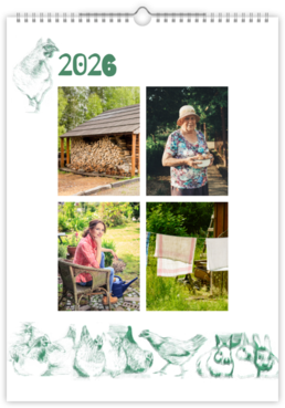 Fotokalendar exkluzív na výšku - Chovateľ