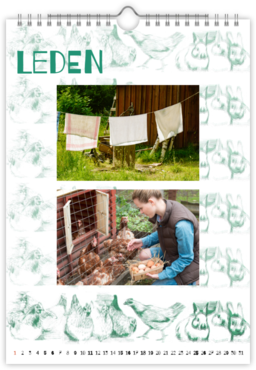 Fotokalendář nástěnný na výšku - Chovatel