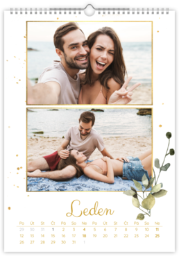 Fotokalendář exklusiv na výšku - Hexagon