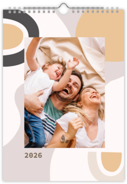 Fotokalendar nástenný mesačný na výšku z fotiek - Abstrakcie