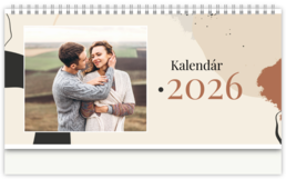 Stolní fotokalendář s vlastními jmény - Umelecký