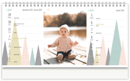 Stolní fotokalendář s vlastními jmény - Špičky