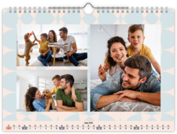 Fotokalendář nástěnný na šířku - Pattern