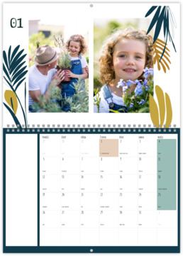 Nástěnný plánovací fotokalendář - Flowers