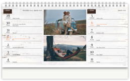 Stolní fotokalendář s vlastními jmény - Country