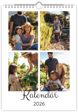 Fotokalendář nástěnný na výšku - Dlaždice