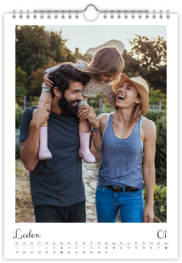 Fotokalendář nástěnný na výšku - Dlaždice