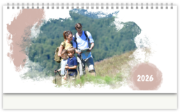 Stolní fotokalendář s vlastními jmény - Škvrny