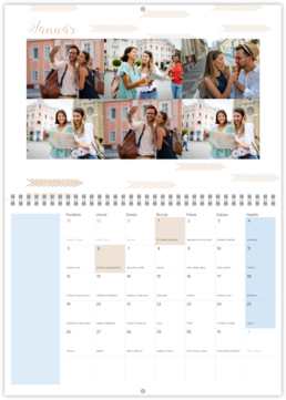Nástenný plánovací fotokalendar - Instagood