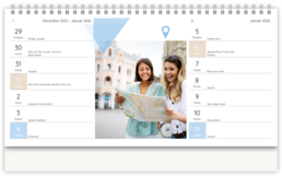 Stolní fotokalendář s vlastními jmény - Instagood