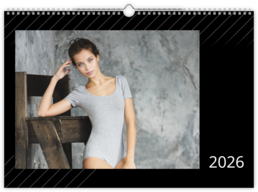 Fotokalendář exklusiv na šířku - Minimal
