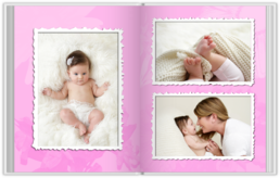 Fotokniha s pevnou väzbou - originálny darček! - Ružová