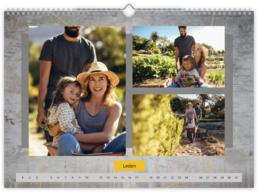Fotokalendář exklusiv na šířku - Concrete