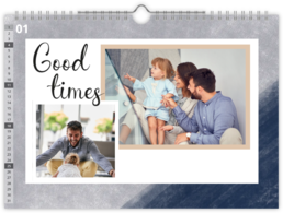 Fotokalendář nástěnný na šířku - Pastel