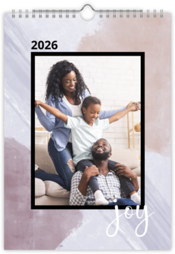 Fotokalendar nástenný mesačný na výšku z fotiek - Pastel